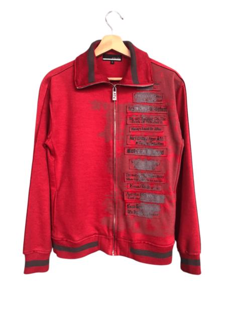 Other Designers Y2K In The Attic Red Sweater Patches Printed Rare Design