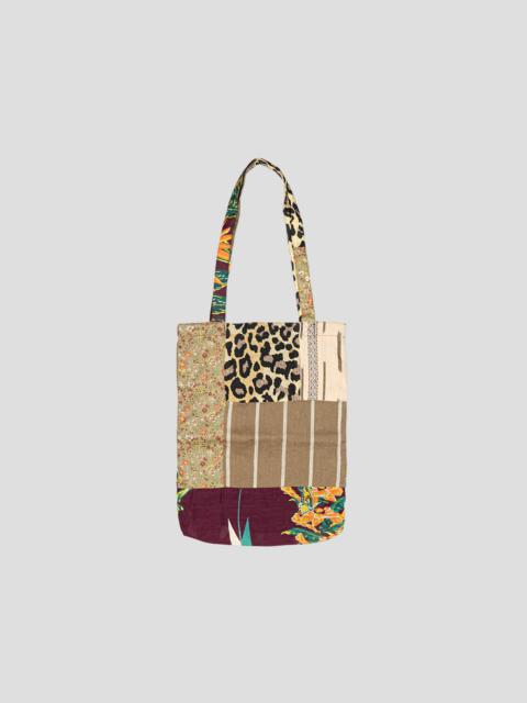 PATCHWORK NOVEL TOTE BAG