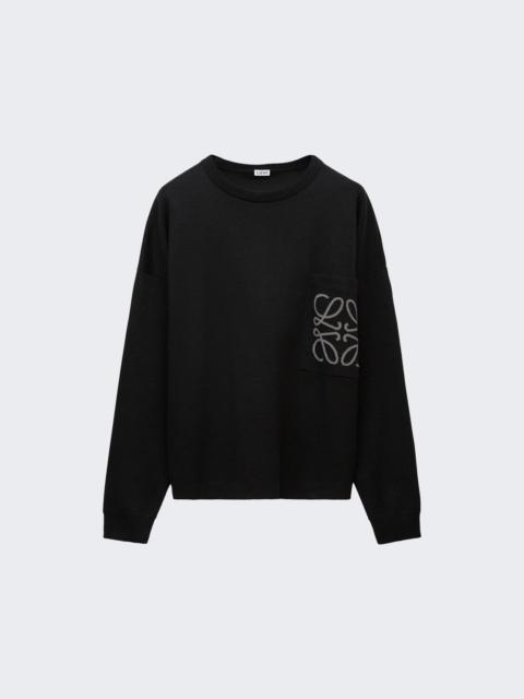 Loewe Anagram Pocket Sweater Black