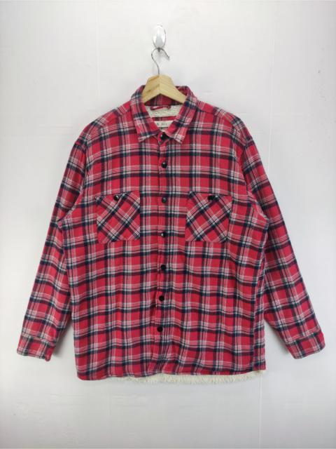 Other Designers Vintage Flannel Shirts Button Up Lining Fleece