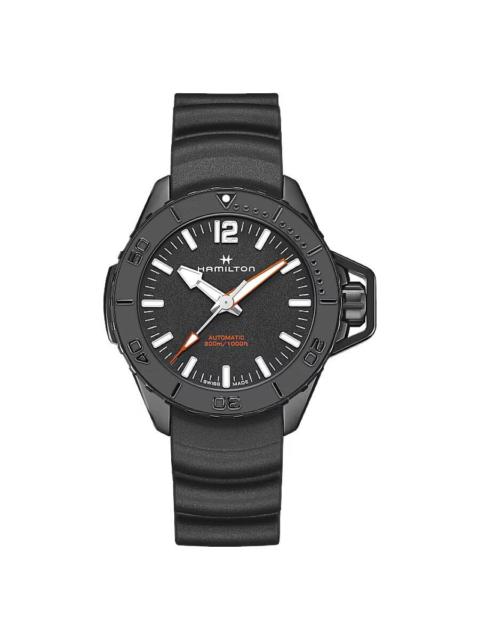 Other Designers Hamilton Khaki Navy Frogman Automatic Black Dial Men's Watch H77855330