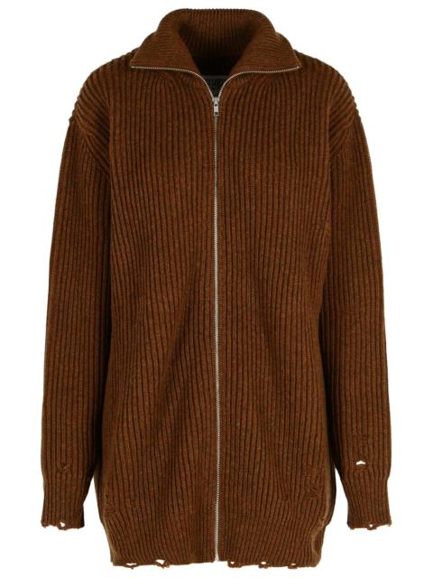 MM6 Maison Margiela MM6 Maison Margiela Virgin Wool Sweater Brown