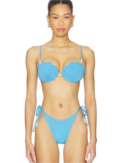 L*SPACE x REVOLVE Sunrise Shell Bikini Top