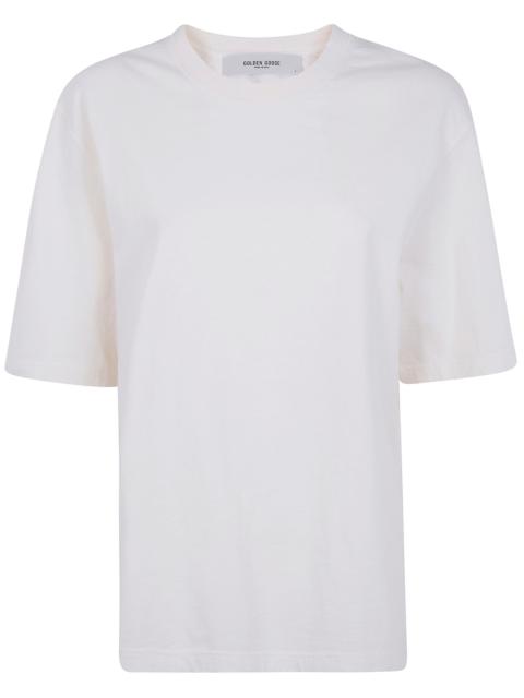 Golden Goose Golden Goose Women Relaxed Fit T-Shirt Cotton Jersey Logo Patch