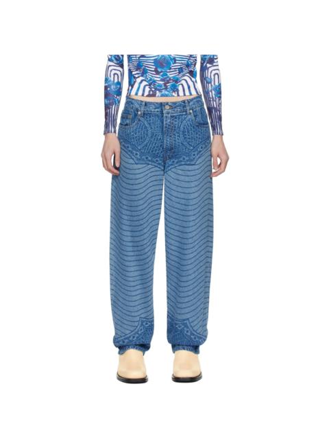 Blue 'The Cartouche' Jeans