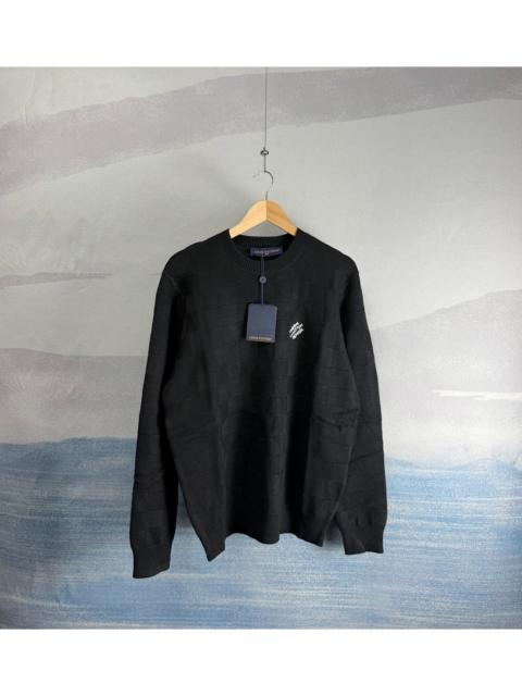 Louis Vuitton Louis Vuitton x Pharrell Black Checkered Beaded Sweater