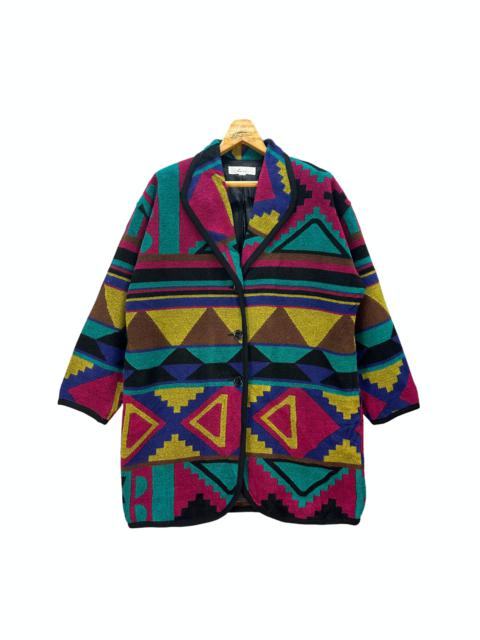 Other Designers Japanese Brand - GIVY MOTIF DESIGN COLOURWAY COAT JACKET #8332-004