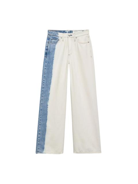 rag & bone Logan Mid-Rise Wide-Leg Jeans