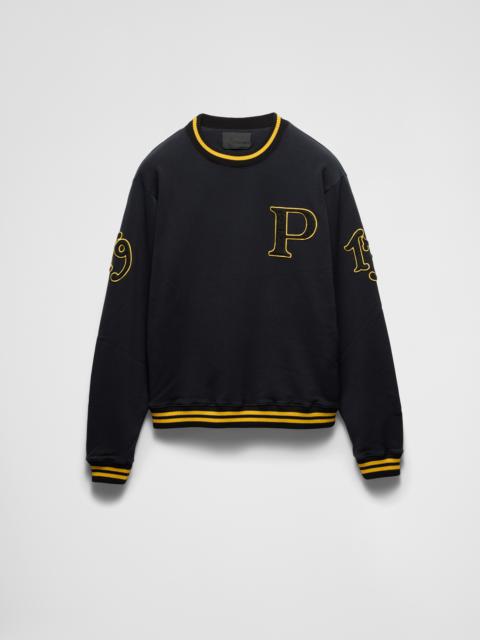 Cotton fleece sweatshirt