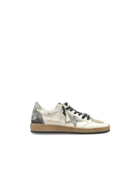 Golden Goose GOLDEN GOOSE Ball Star Women's White/Silver Glittered Low To