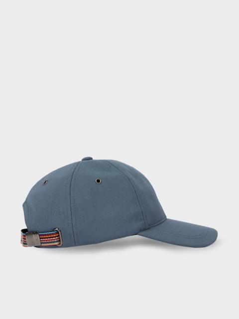 Paul Smith Blue Virgin Wool Baseball Cap