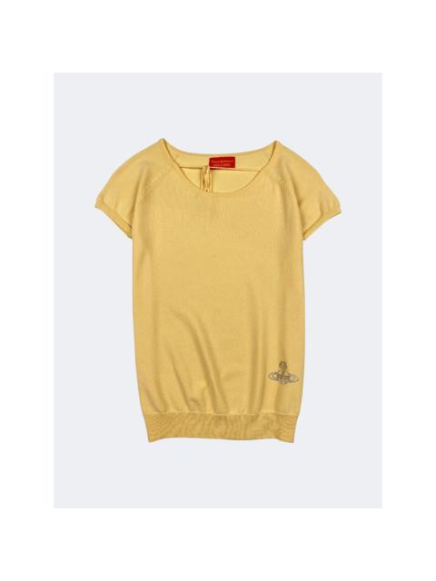 Vivienne Westwood Red Label Embellished Logo Knit Top