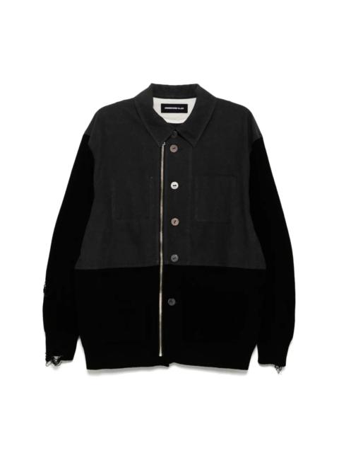 UNDERCOVER PANELLED SHIRT JACKET