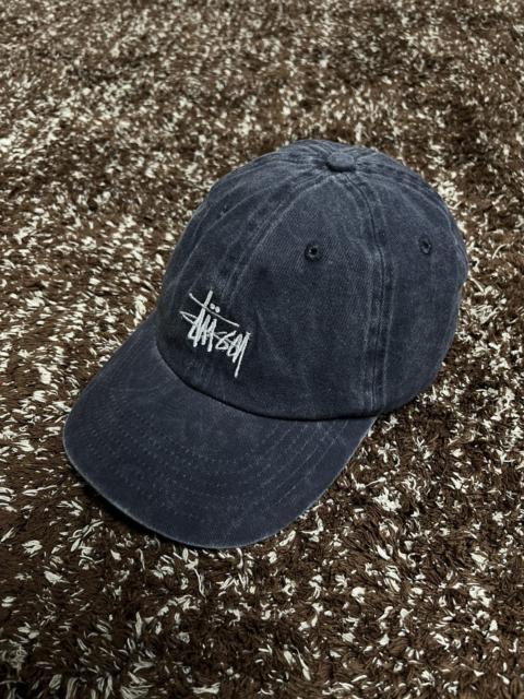 Stüssy Deadstock Stussy Washed Stock Low Pro Hat in Navy Size F