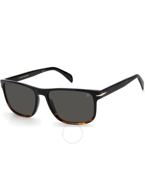 David Beckham - David Beckham Grey Square Men's Sunglasses DB 1060/S 037N/IR 57