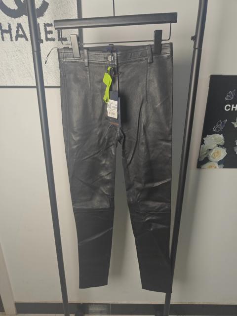 Louis Vuitton Louis Vuitton Black Leather Pants