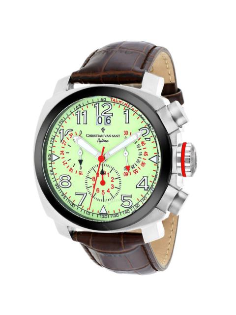 Other Designers Christian Van Sant Grand Python Green Dial Men's Watch CV3AU6