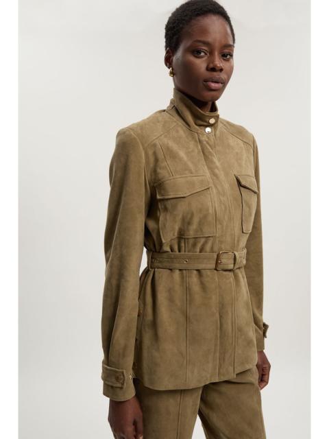 KAREN MILLEN Suede Utility Jacket