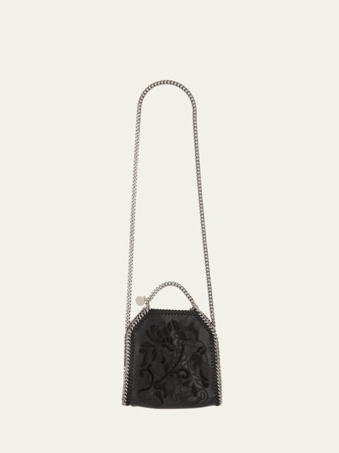 Stella McCartney Falabella Tiny Lace Vegan Leather Crossbody Bag