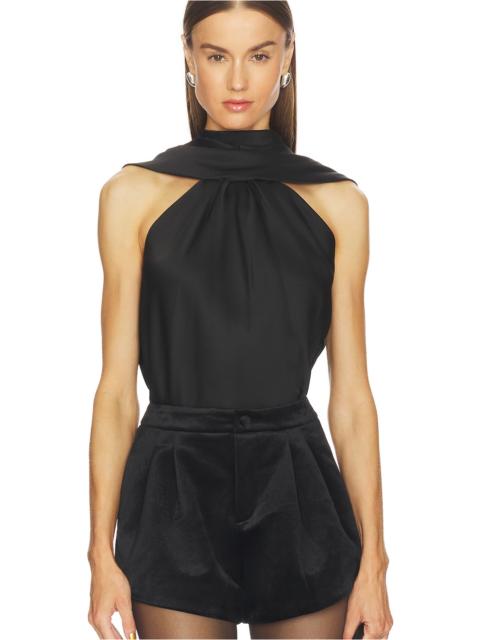 SIMKHAI Scarlett Cape Top