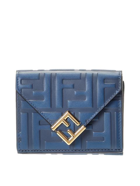 FENDI FENDI FF Diamonds Leather Card Case