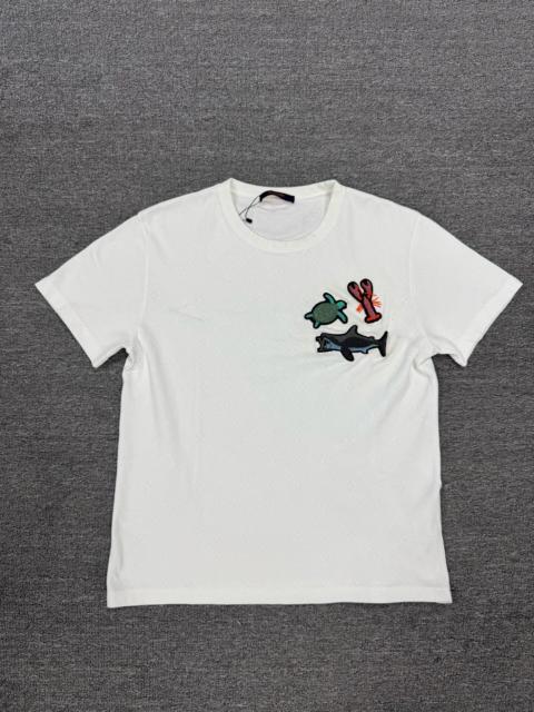 Louis Vuitton Louis Vuitton Ocean Pearl Chain Print Short Sleeve Shirt