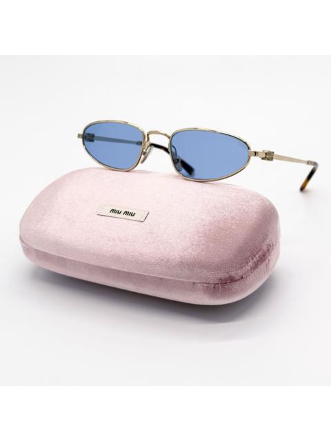 Miu Miu NEW MIU MIU SUNGLASSES MUA52S ZVN60O GOLD WOMEN SMU A52