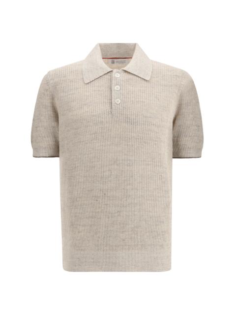 Brunello Cucinelli Brunello Cucinelli Men Cotton Polo Sweater