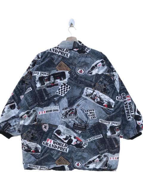 Other Designers Japanese Brand × Vintage - Vintage Golden Days Hanten Racing Jacket F1 Grand Prix Theme
