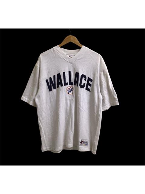 Other Designers NASCAR × Vintage - Vintage 90s Nascar Wallace v neck tshirt
