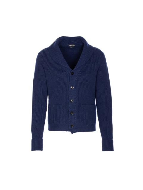 Tom Ford Men Cashmere Shawl Collar Cardigan