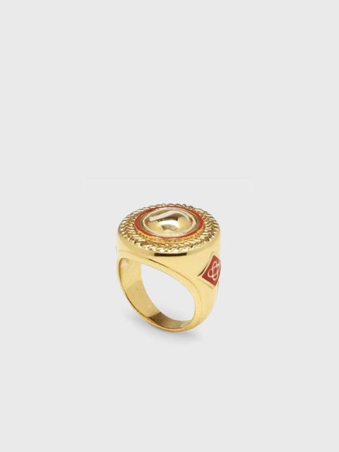 CASABLANCA SPORTS MEDALLION RING