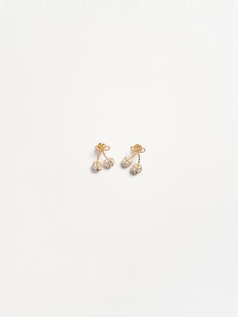CHERRYFIC METAL AND SWAROVSKI® CRYSTAL EARRINGS