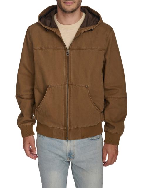 Levi's levi's Lightweight Workwear Hooded Jacket in Brown at Nordstrom