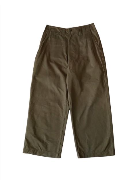 Other Designers E. TAUTZ BAGGY OLIVE GREEN TROUSER PANTS