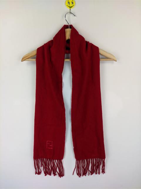 Other Designers Vintage - Steals🔥Fendi Scarf Muffler Red Plain