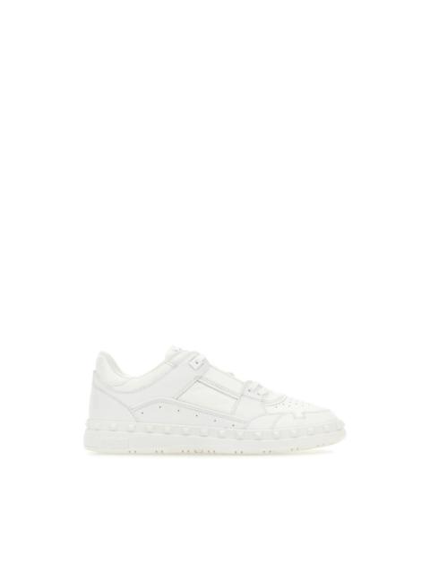 Valentino VALENTINO GARAVANI Freedots White Leather Sneakers New And A