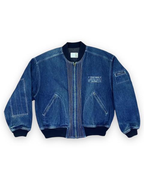 Other Designers Japanese Brand - Vintage Atsuki Onishi Denim Bomber Jacket