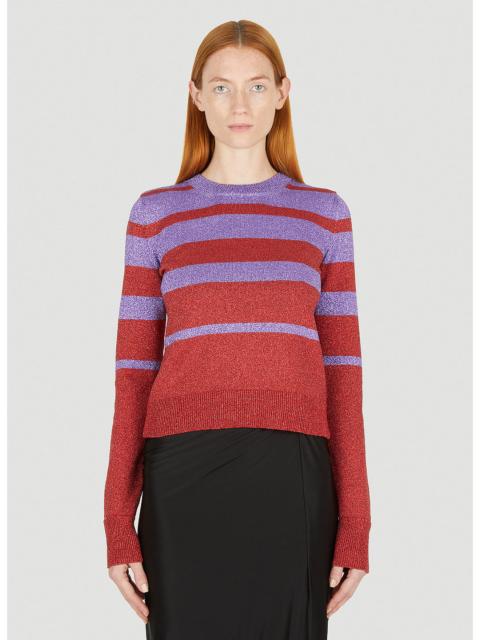 rabanne Rabanne Women Metallic Striped Sweater
