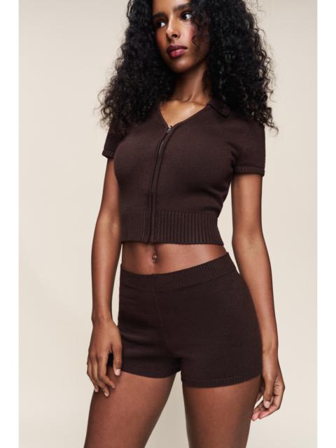 GUIZIO CALESIA ZIP UP TOP