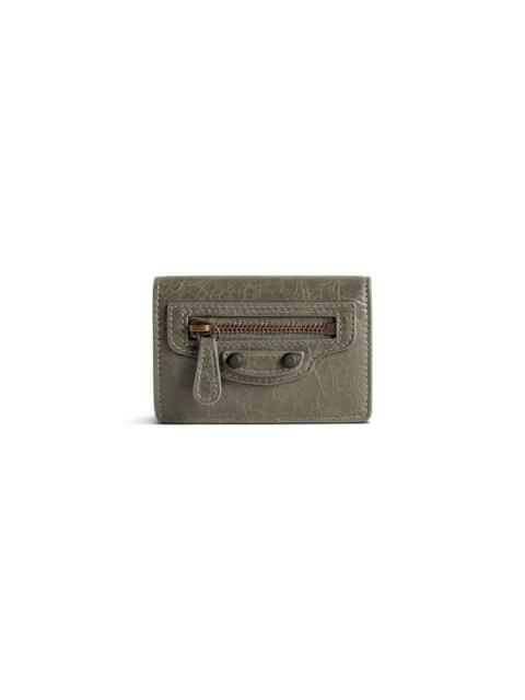 BALENCIAGA Women's Le City Mini Wallet  in Army Green