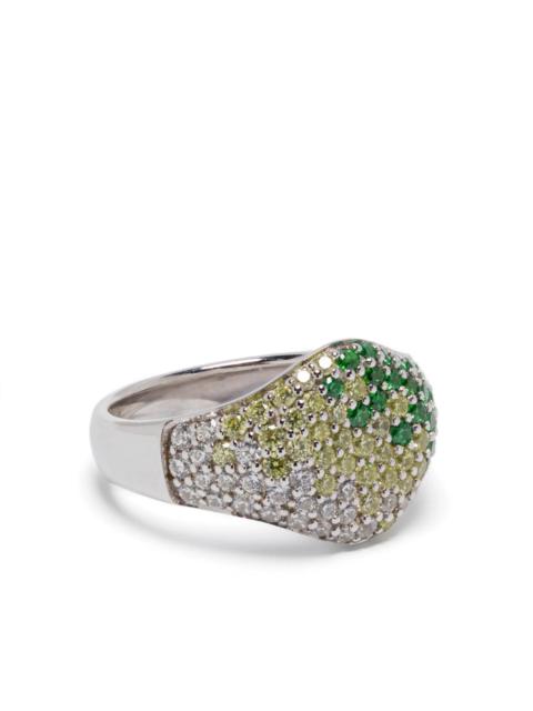 TOM WOOD Mini Oval cocktail ring