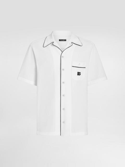 Dolce & Gabbana Hawaii piqué shirt