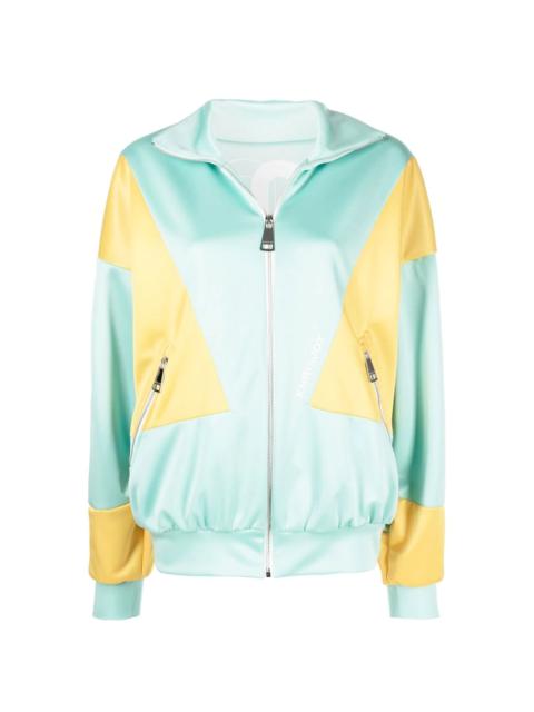 Khrisjoy panelled zip-up track jacket
