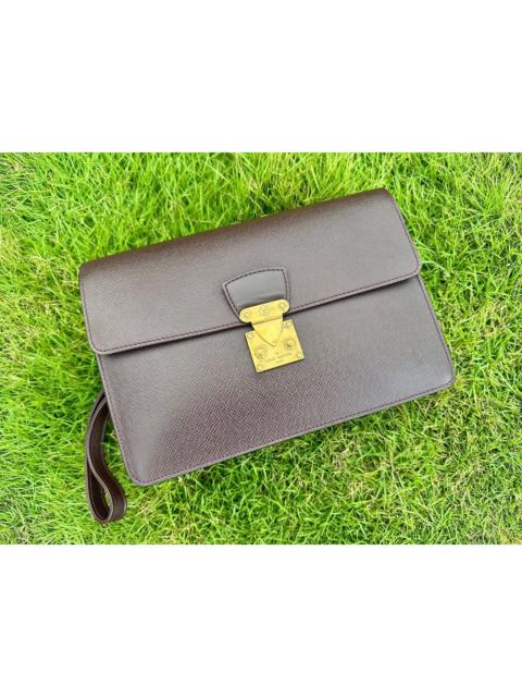 Louis Vuitton Authentic Louis Vuitton Taiga Leather Kourad Clutch Bag