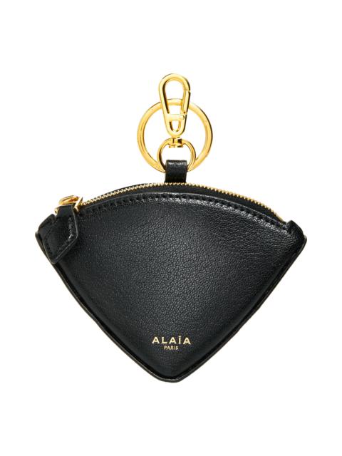 Alaïa Alaïa Charms Berlingot Leather Coin Purse in Noir at Nordstrom