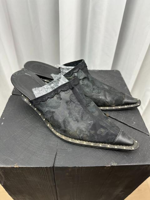 UNDERCOVER Undercover Lace And Stud High Heel Pumps