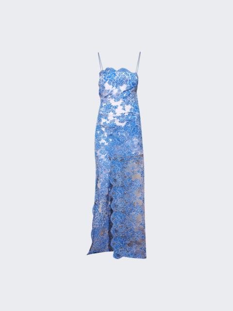 CHRISTOPHER ESBER Floating Lace Cami Dress Boston Blue