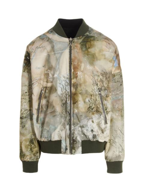 Balmain Multicolor Cotton Bomber Jacket