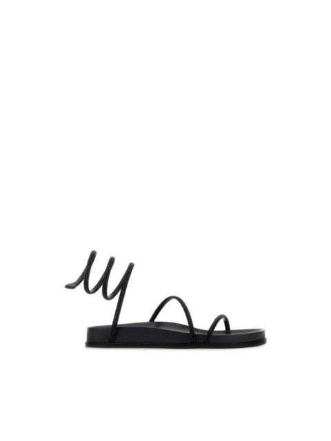 RENE CAOVILLA RENE CAOVILLA Cleo Black Sandals New & Authentic (Women's si